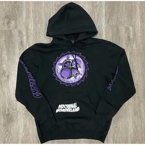 Insomniac Hoodie Men's Medium Nocturnal Wonderland 2023 Black PLUR Rave EDM